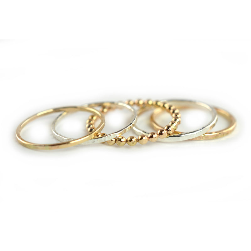 Brett Stacking Ring | Gold or Silver – Shop Callie Jewelry