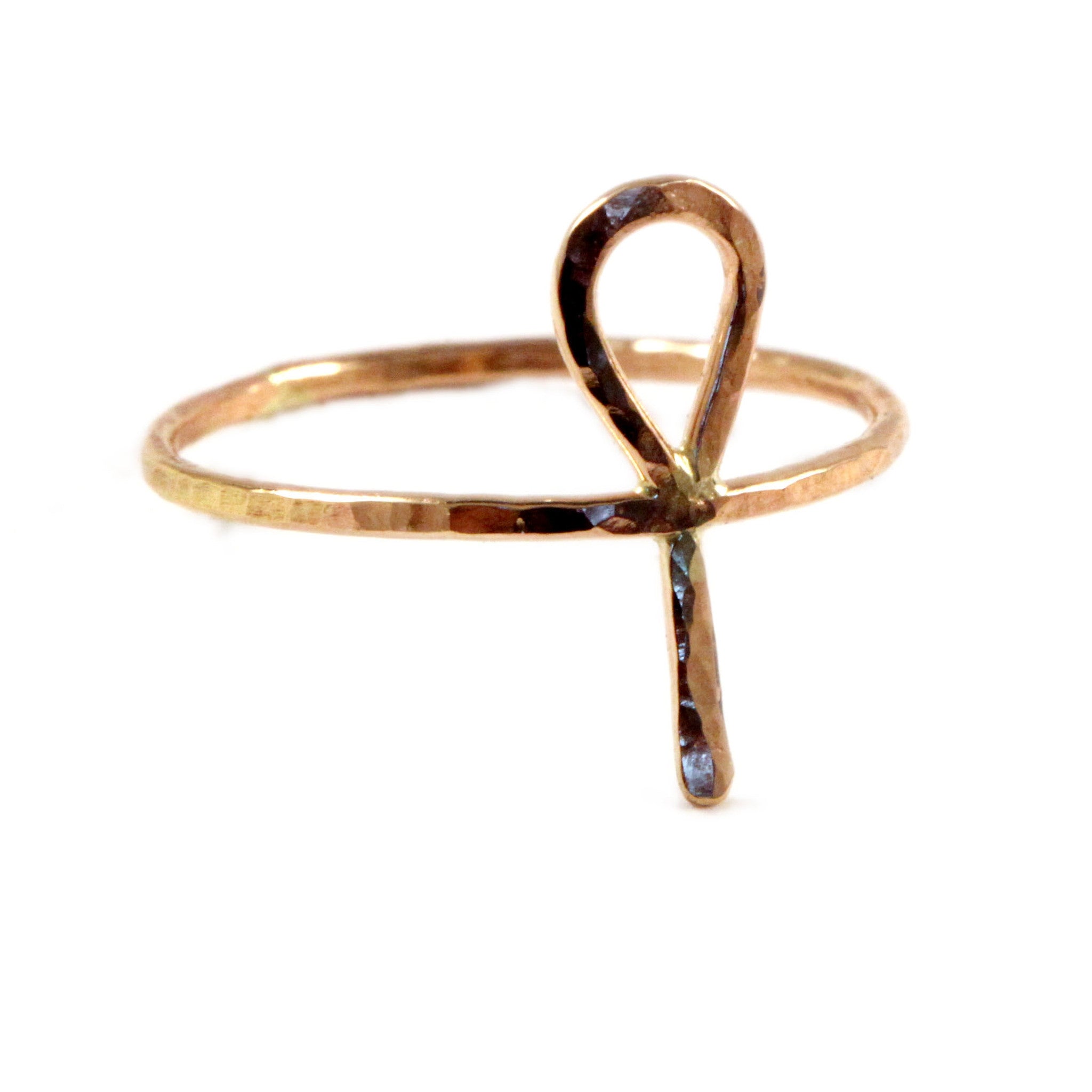 Buy Vintage 14ct Gold Ankh Ring Size Q.5 / 8.25 Online in India - Etsy